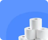 Бытовая туалетная бумага и бумажные полотенца
